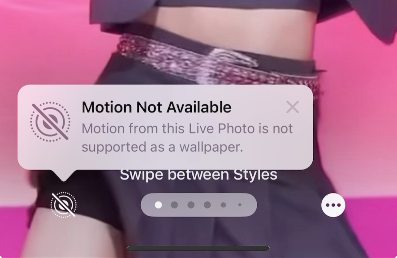Motion Not Available