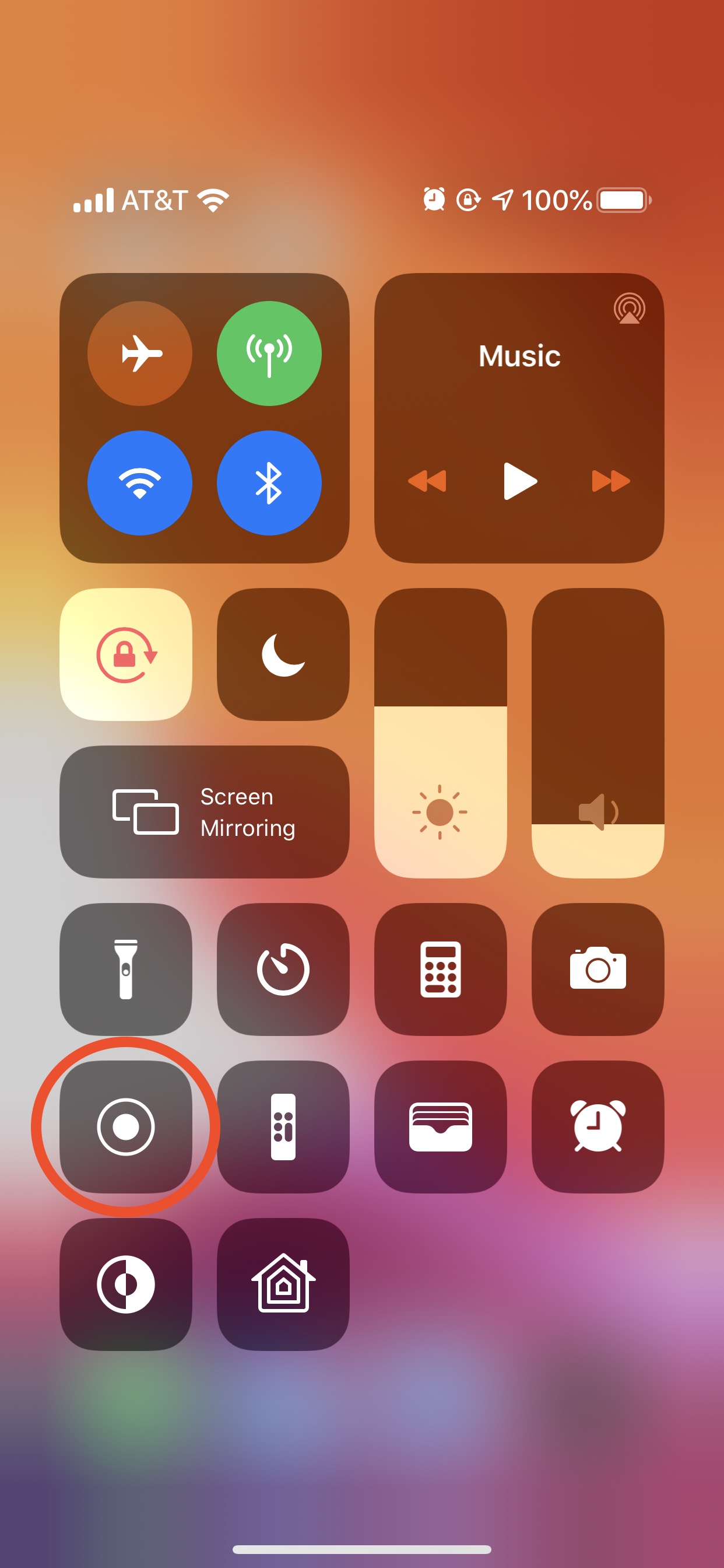 How to screen record on iOS