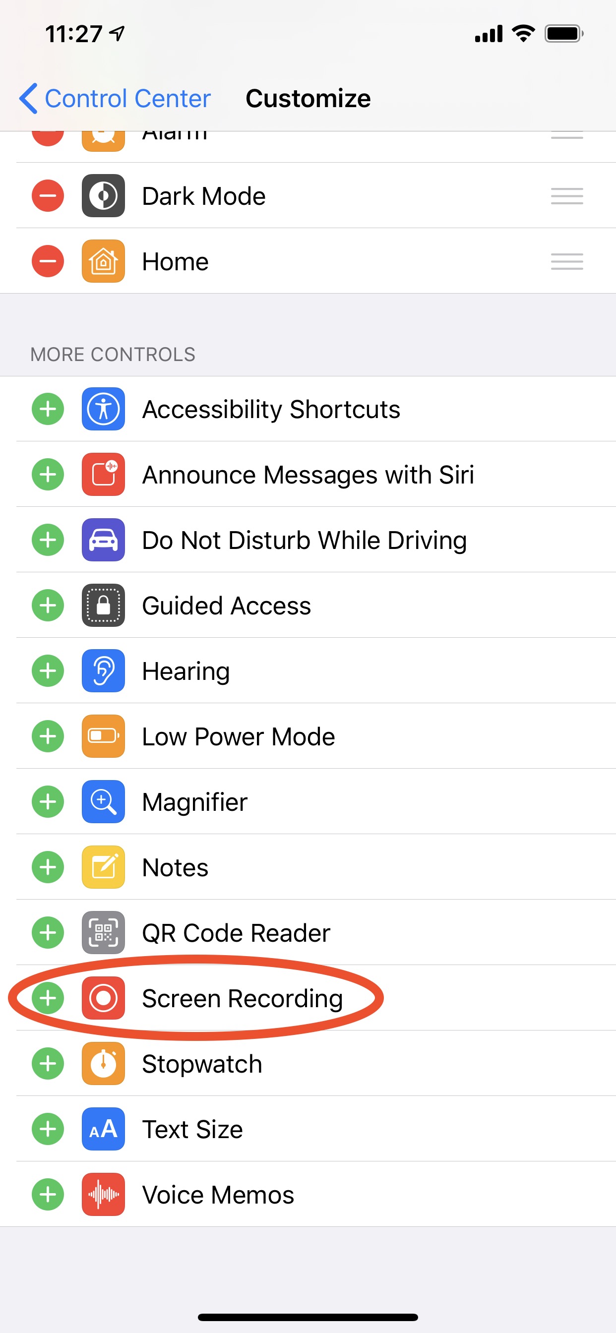 How to screen record on iOS